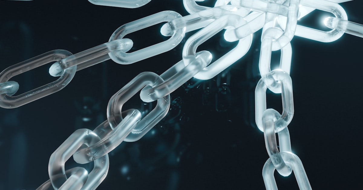 Abstract cryptographic chain visualization